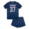 Camisola Paris Saint-Germain Skriniar 37 Criança Equipamento Principal 2024-25 Manga Curta